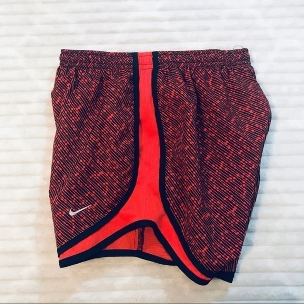 Nike Red Print Tempo Dri-Fit Running Shorts Size XS